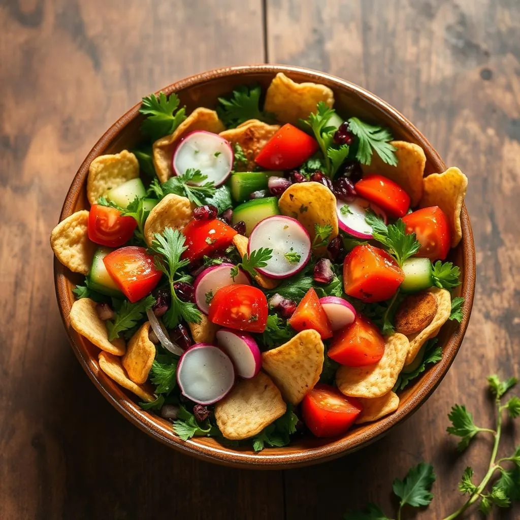 Fattoush Sauce - Traditional Lebanese fattoush dressing with tangy sumac and  | Paradice by Stork SAL